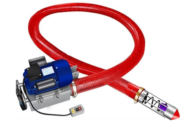 用于輸送玉米顆粒的小型輸送機器，適用于中小型農(nóng)場和下鄉(xiāng)流動收糧食